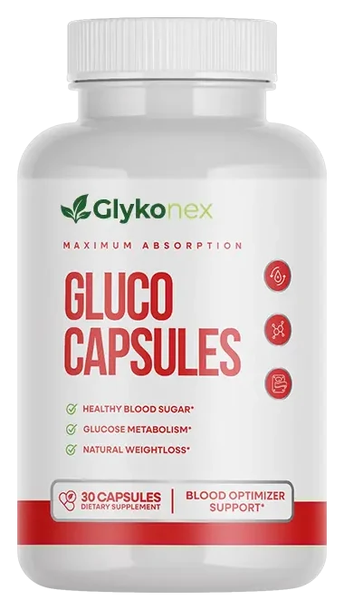 Glykonex Gluco Capsules bottle